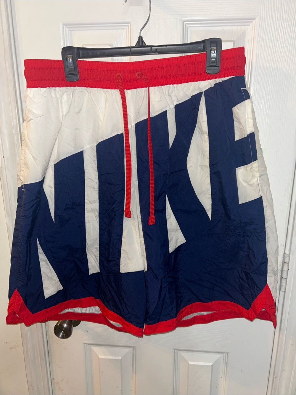 Nike Athletic Shorts - Red, White & Navy